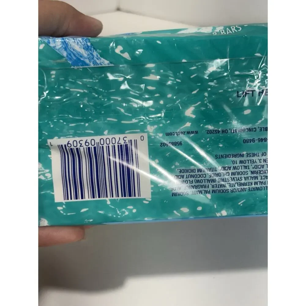 Zest Aqua Pure Scent Hydrating‎ Effects Bar Soap, 8x 4 oz Bars (32 oz) New Rare